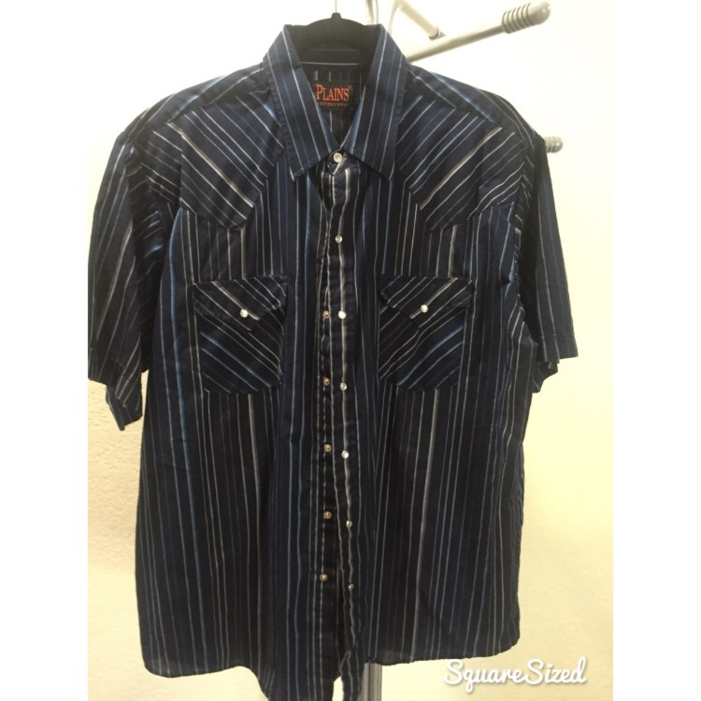 Men’s Plains Western Wear polo T-shirt